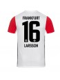 Eintracht Frankfurt Hugo Larsson #16 Domácí Dres 2024-25 Krátký Rukáv